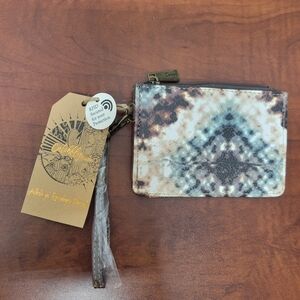 Catchfly Womens Tie Dye Card & Keys Coin Purse Wallet NWT
